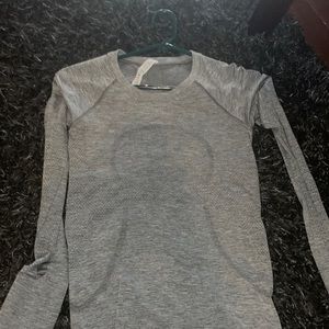 Grey lululemon shirt
